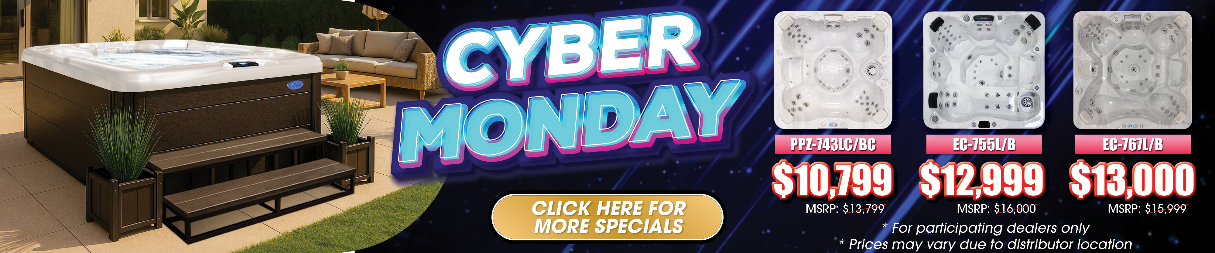 Calspas hot tub being used in a family setting - Pocatello