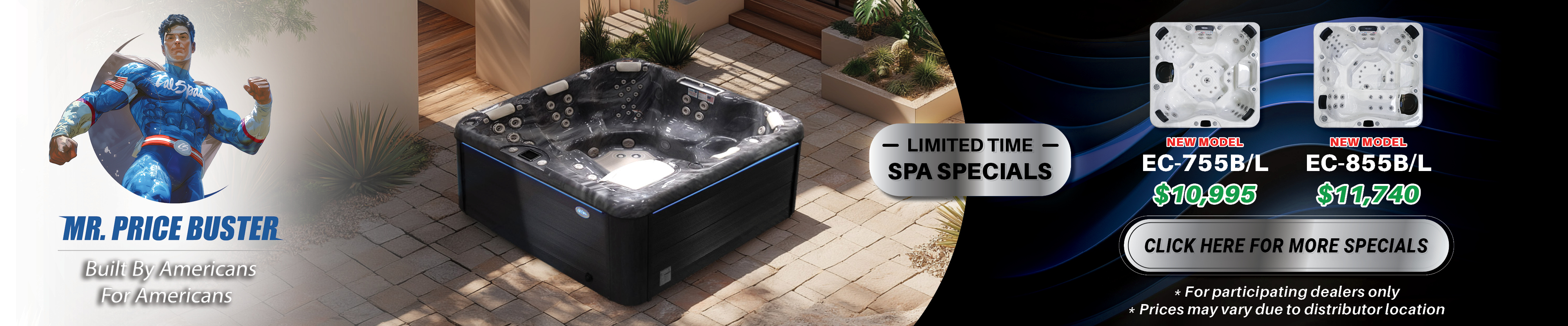 Calspas hot tub being used in a family setting - Pocatello